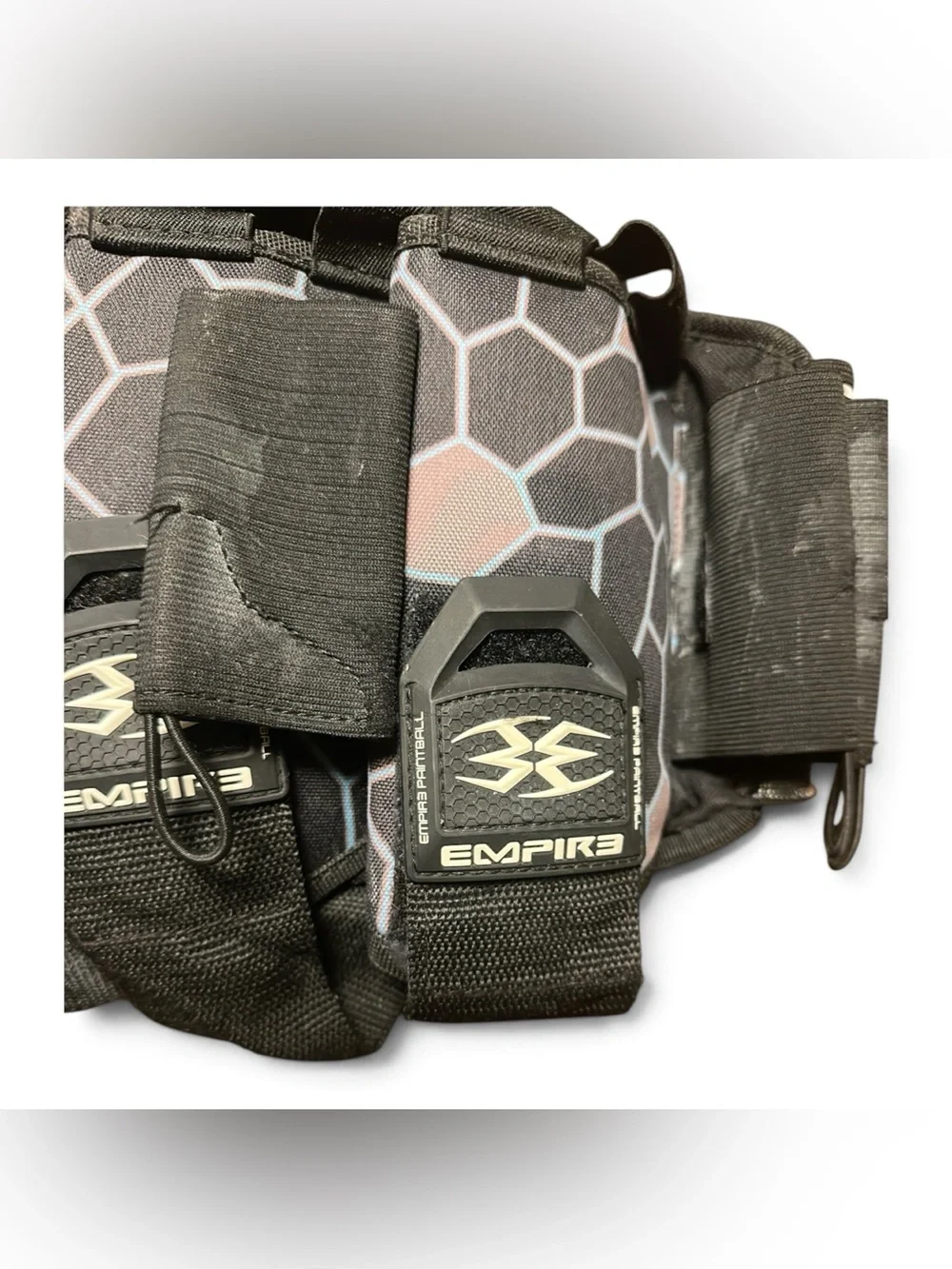Empire Action Pack 4+7 Paintball Pod Harness Komodo Sky Black Blue